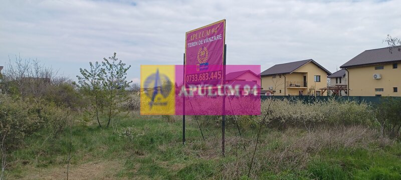 Sabareni, teren intravilan 6078 mp, cu utilitati